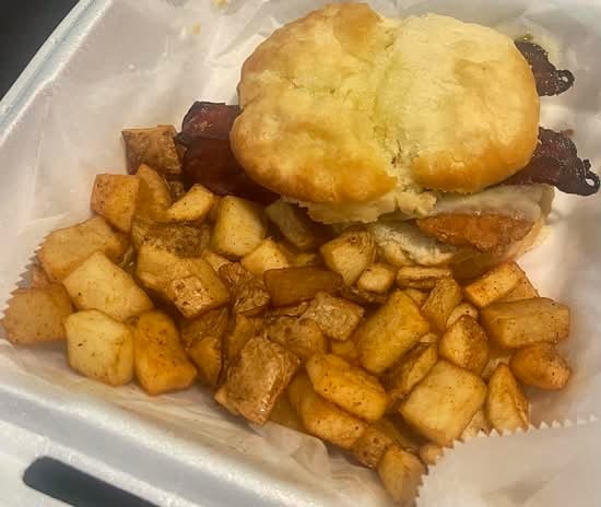 Fried Chicken Biscuit.