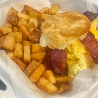 Turkey Bacon Egg and Cheese Sandwich